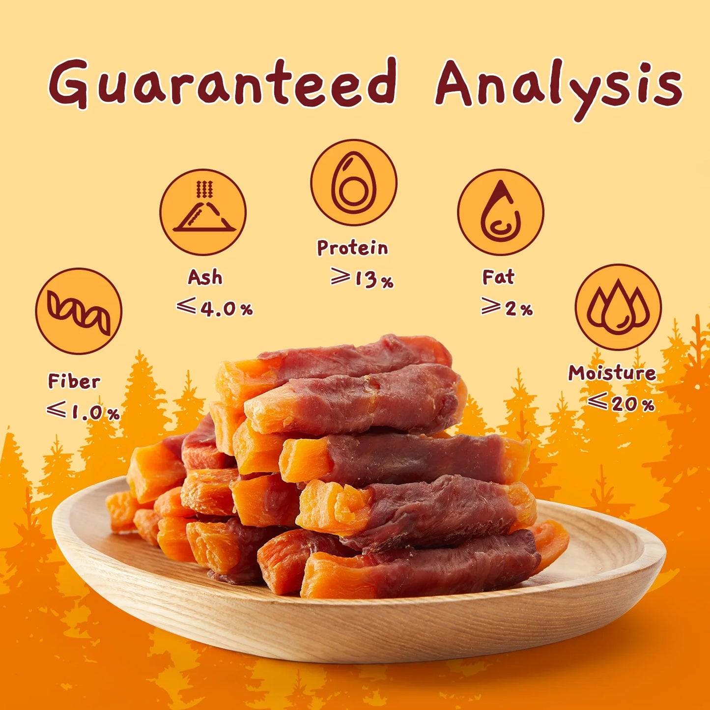 Duck & Sweet Potato Dog Treats, Healthy Nutritious Snacks Chewy for All Dogs, 10.6 Oz