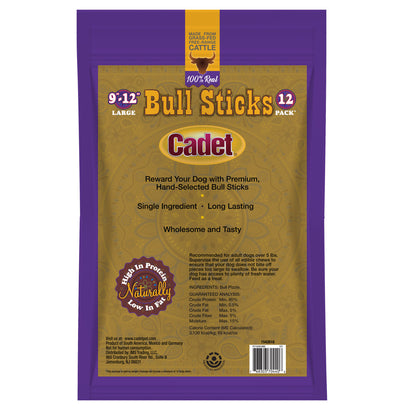 Cadet Bull Stick Variety 9"-12" 2-Pack