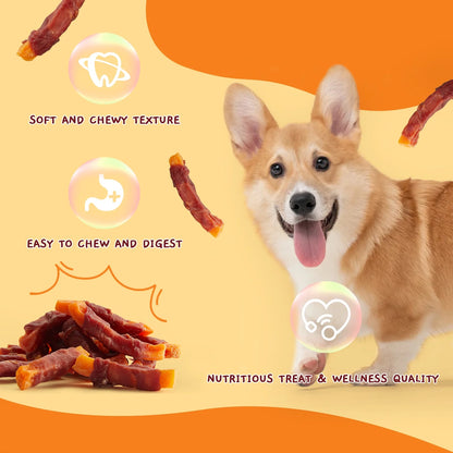 Duck & Sweet Potato Dog Treats, Healthy Nutritious Snacks Chewy for All Dogs, 10.6 Oz