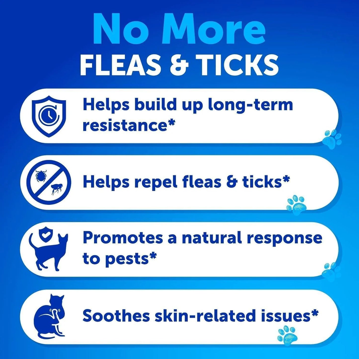 Flea Treatment for Cats Natural Flea and Tick Prevention Supplement for Cats Kittens Chewable Daily Oral Pills with Vitamins 135 Soft Chews Skin & Coat Dental Treats Digestion Made in USA
