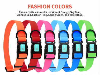 Waterproof Dog Collars,Easy Clean Collar,Adjustable Dog Collars for Small,Medium, Large Dogs (Green, S)