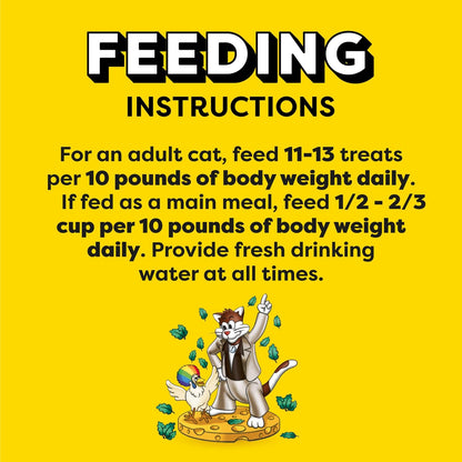 Cat Treats, Classic Crunchy and Soft Cat Treats, Catnip Fever Flavor, Catnip Treats, 3 Oz. Pouch (Pack of 12)