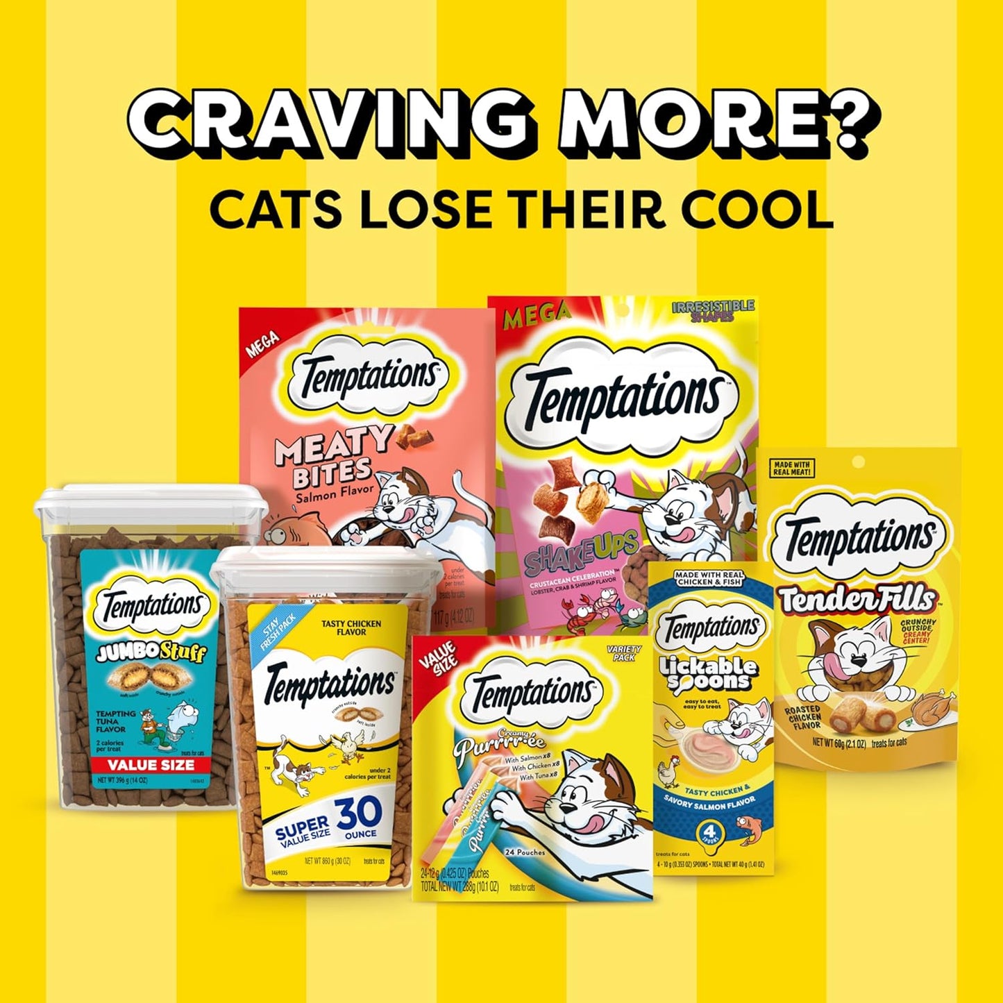 Cat Treats, Classic Crunchy and Soft Cat Treats, Catnip Fever Flavor, Catnip Treats, 3 Oz. Pouch (Pack of 12)