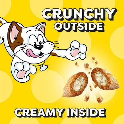 Cat Treats, Classic Crunchy and Soft Cat Treats, Catnip Fever Flavor, Catnip Treats, 3 Oz. Pouch (Pack of 12)