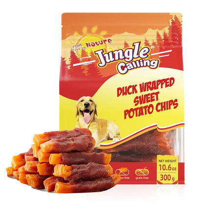 Duck & Sweet Potato Dog Treats, Healthy Nutritious Snacks Chewy for All Dogs, 10.6 Oz