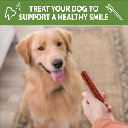 Wellness Stix Natural Dog Dental Treat, Chews, Freshens Breath, Medium Size Sticks, 14.81 Oz Bag, 14 Count